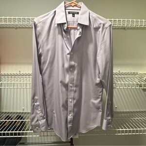 Banana Republic Mens Lavender Dress Shirt